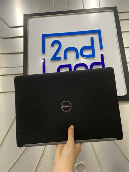 Laptop Dell Latitude E7470 - i7-6600U - Ram 8GB 256GB SSD - Pin 40% - Màu đen - Ngoại hình: 98% - Màn ám viền vàng, loa rè - Kèm sạc