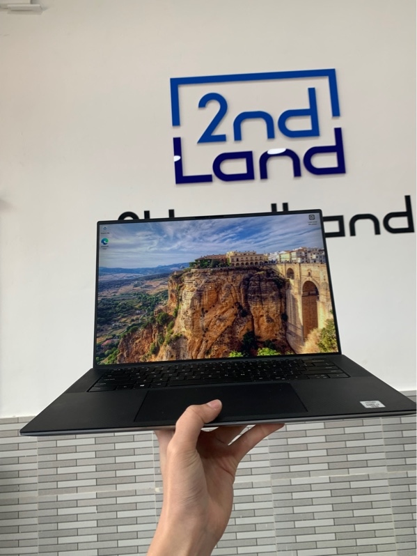 Laptop Dell Precision 5550 - i7-10750H - Quadro T1000 4GB - Ram 32GB/SSD 512GB - Màu trắng - Pin 57% - Ngoại hình: 96.5% - Màn ám viền vàng - Kèm sạc