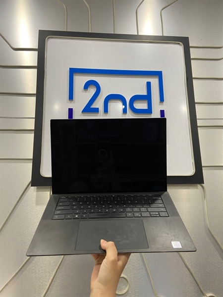 Laptop Dell Precision 5550 - i7-10875H - Ram 32/1TB SSD - Nvidia Quadro T2000 - Pin 55% - Màn cảm ứng - Màu đen - Ngoại hình: 97% - Màn in phím, 2 đốm phản quang nhẹ - Kèm sạc 1