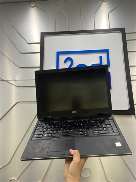 Laptop Dell Precision 7530 - i7-8850H - Quadro 1000 - Ram 16/512GB - Pin 72% - Màu đen - Ngoại hình: 97% - màn ám xanh nhẹ - Kèm sạc 1