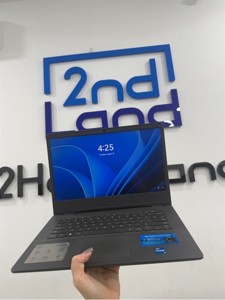 Laptop Dell Vostro 3400 - i5 1135G7 - 8/256GB SSD - Màu xám - Pin thay new - Ngoại hình 98% - Màn hồng nhẹ - Kèm sạc 2