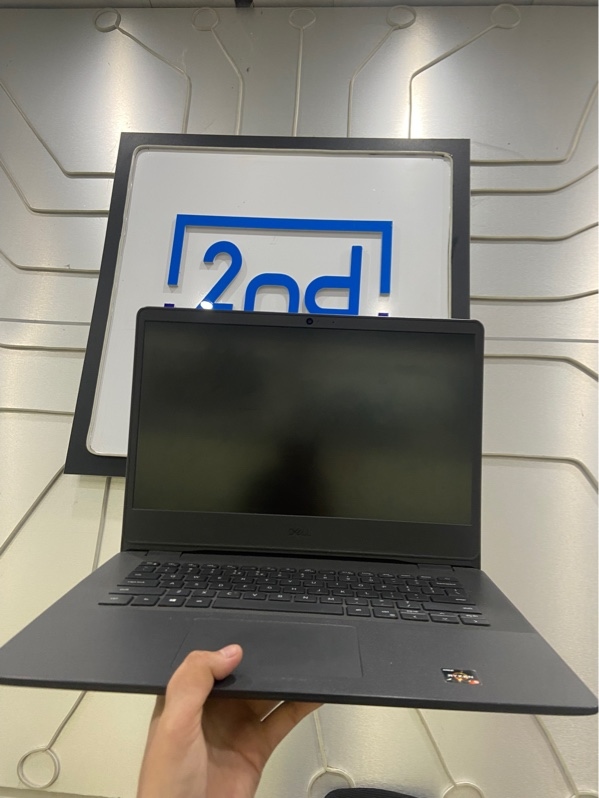 Laptop Dell Vostro 3405 - Chip AMD Ryzen 5 3500U - Ram 4/256GB SSD - Pin 53% - Màu đen - Ngoại hình: 97% - Màn ám hồng, in phím, ổ cứng 30%, touchpad không nhạy, chuôi sạc lỏng , xước sườn - Kèm sạc - Không bảo hành
