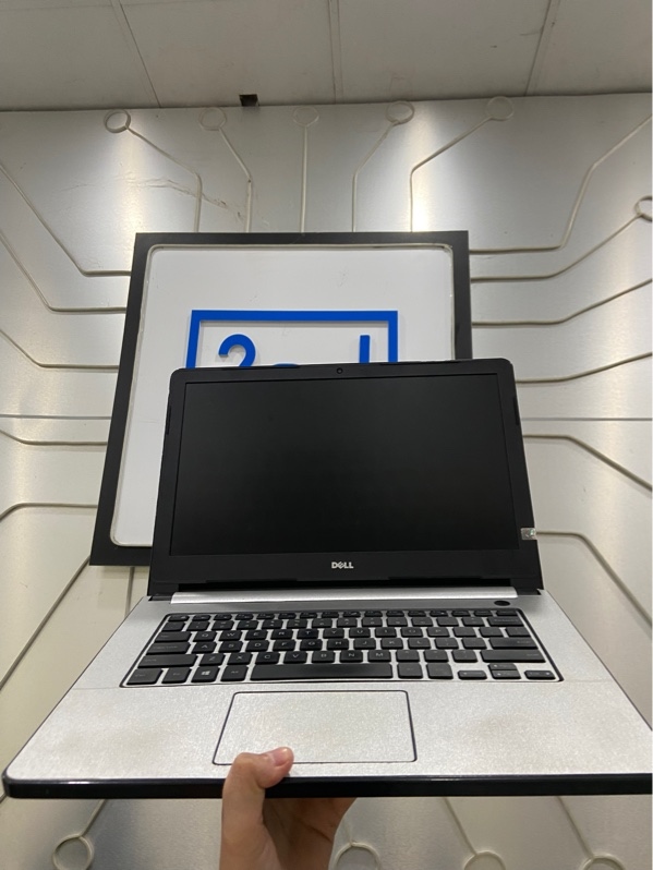 Laptop Dell Vostro 3459 - i5-6200 - Ram 8/128GB SSD, 512GB HDD - Màu bạc - Ngoại hình: 97% - TouchPad lỗi 2 chạm, màn ám viền vàng, phản quang, xước thân - Kèm 01 sạc
