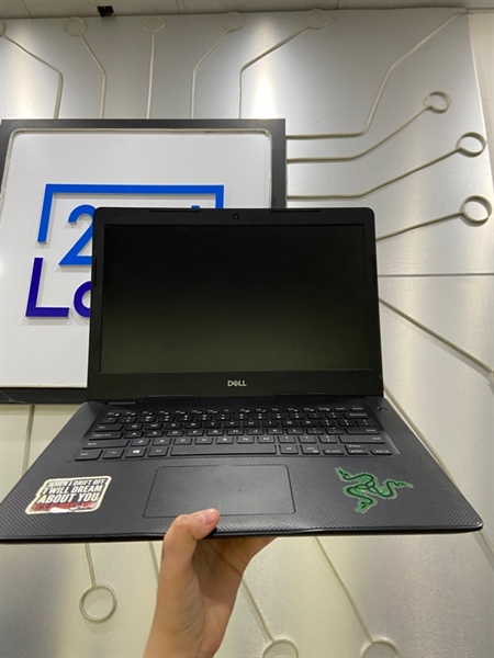 Laptop Dell Vostro 3480 - i5-8265U - Ram 8/256GB SSD - Pin 80% - Màu đen - Ngoại hình: 97% - Màn ám viền hồng vàng - Kèm sạc 1