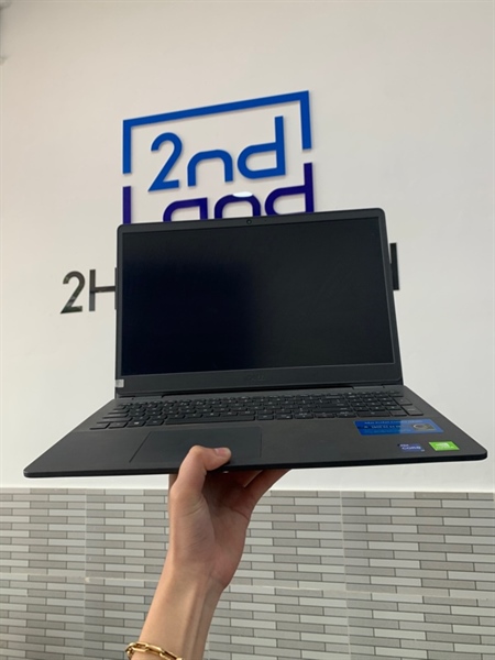Laptop Dell Vostro 3500 - i7-1165G7 - Ram 8GB/SSD 512GB - Vga mx330 - Màu đen - Pin 73% - Ngoại hình: 97% - Màn ám hồng - Kèm sạc 1