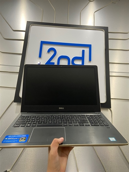 Laptop Dell Vostro 5568 Gold - i5-7200U - Ram 8/240GB SSD - Pin 100% đã thay - Màu Gold - Ngoại hình: 98% - Chuột trái vật lý hư - Kèm sạc 1