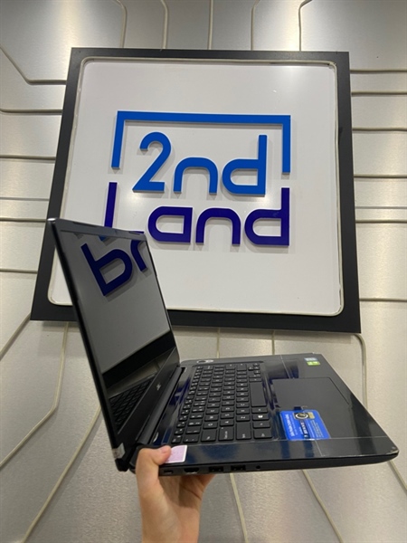 Laptop Dell Vostro 5581 - i5-8265U - Ram 4/1TB HDD 256GB - UHD Graphics 620 - Pin chai - Màu xanh - Ngoại hình: 97% - Màn ám hồng, hở sườn - Body - Kèm sạc 2