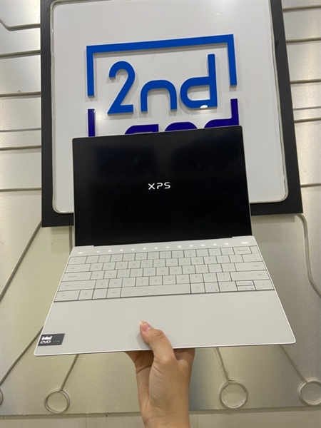 Laptop Dell XPS 13 9340 - Ultra 7 155H - Ram 16/512GB SSD - Màn fullhd/120hz/ips - Pin 100% - Màu trắng - Ngoại hình: 98% - Kèm sạc 1