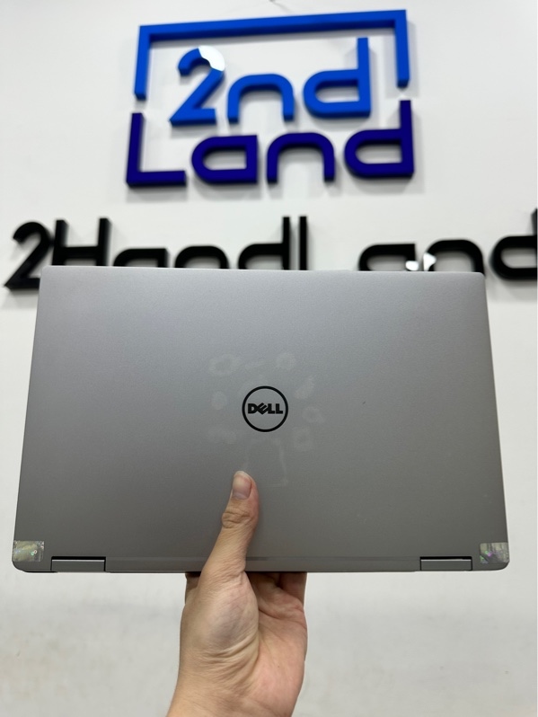 Laptop Dell XPS 13 9365 - Màn cảm ứng - i7 7Y75 - Ram 16/256GB SSD - Pin 28% - Màu bạc - Ngoại hình 97% - Led viền trái yếu - Kèm sạc