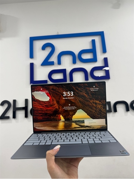 Laptop Dell XPS 9315 - i7 1250U - 16/512GB SSD - Màn FullHD 60hz - Màu xanh - Pin 84% - Ngoại hình 98% - Kèm sạc 2
