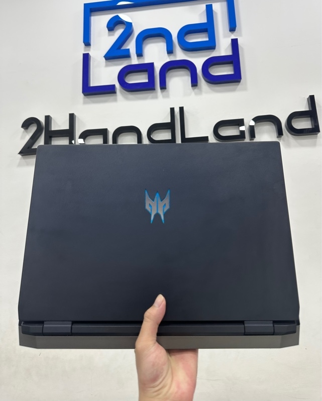 Laptop gaming Acer Predator Helios 300 PH315 55 76KG - Màn 165Hz - i7 12700H/RTX 3060 - Ram 16/512GB SSD (99%) - Pin 68% - Màu xanh - Ngoại hình 97% - Máy trầy cấn - Kèm sạc