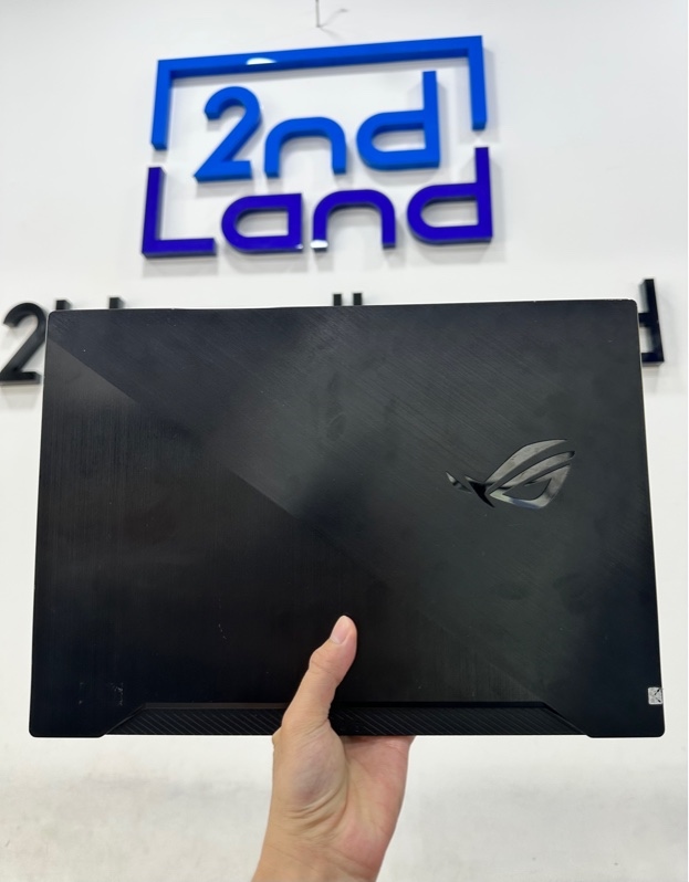 Laptop Gaming ASUS ROG Zephyrus G15 GA502IU - Ryzen 7 4800HS/GTX 1660 Ti - Ram 16/ 512GB SSD (92%) - Pin 65% - Màu đen - Ngoại hình 96.5% - Mán ám phản quang, bể góc trầy cấn - Kèm sạc