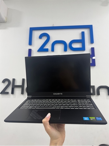 Laptop Gigabyte G5MF - i5 12450H - 16/512GB SSD - RTX 4050 - Màu đen - Pin 36% - Ngoại hình 98% - Kèm Box , sạc - kiểm tra pin 3