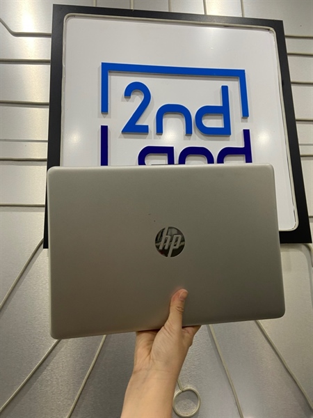 Laptop HP 14S-CF2XXX - i3-10110U - Ram 4/256GB SSD - Pin 100% - Màu bạc - Ngoại hình: 97% - Màn 2 đốm phản quang - Body - Kèm sạc