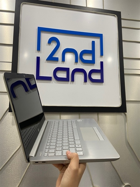 Laptop HP 14S-CF2XXX - i3-10110U - Ram 4/256GB SSD - Pin 100% - Màu bạc - Ngoại hình: 97% - Màn 2 đốm phản quang - Body - Kèm sạc 2