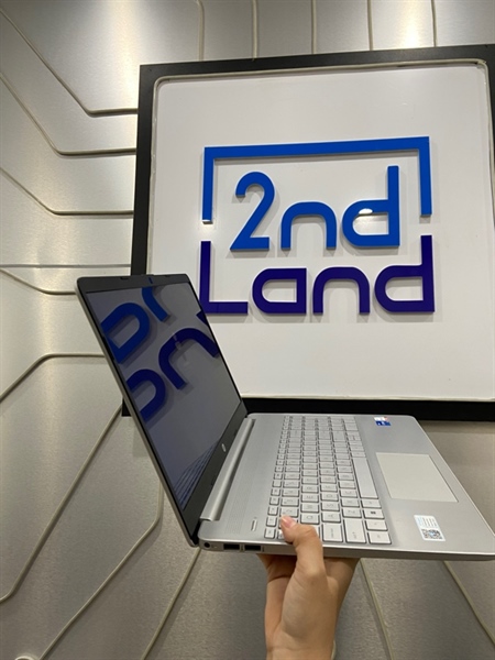 Laptop HP 15 - i5-12350 - Ram 8GB SSD 256GB - Pin 93% - Màu xám - Ngoại hình: 98% - Màn ám vàng, loa rè nhẹ - Kèm sạc 2