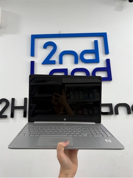 Laptop HP 15S-FQ1XXX - i3 1005G1 - 4/512GB SSD(NvMe) - Màu bạc - Pin 100% - Ngoại hình 98% - Màn cong nhẹ - Kèm sạc 2