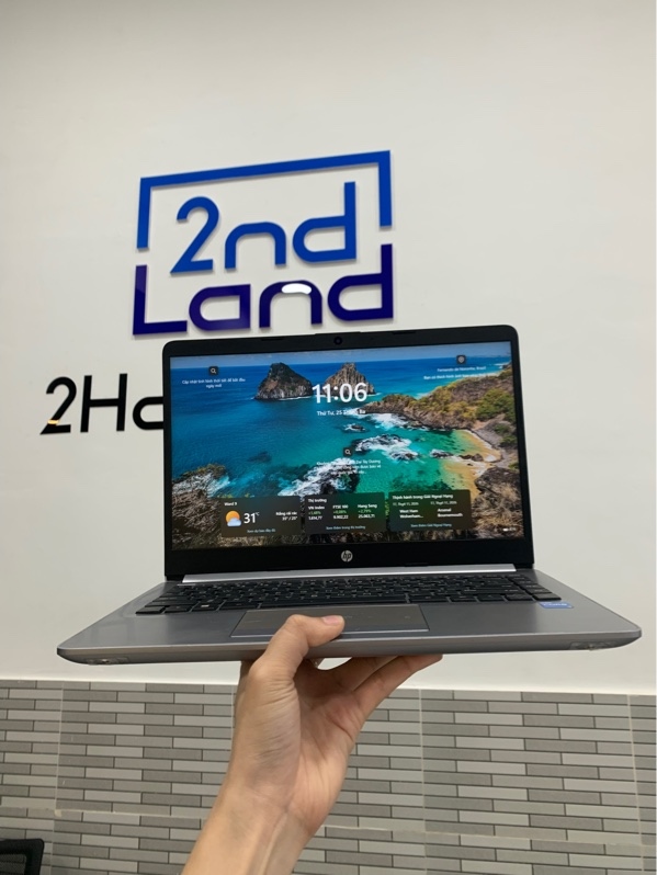 Laptop HP 240 G8 Notebook PC - i5-1135G7 - Ram 12GB/256GB SSD - Màu bạc - Pin 100% đã thay - Ngoại hình: 96% - Phản quan - Kèm sạc