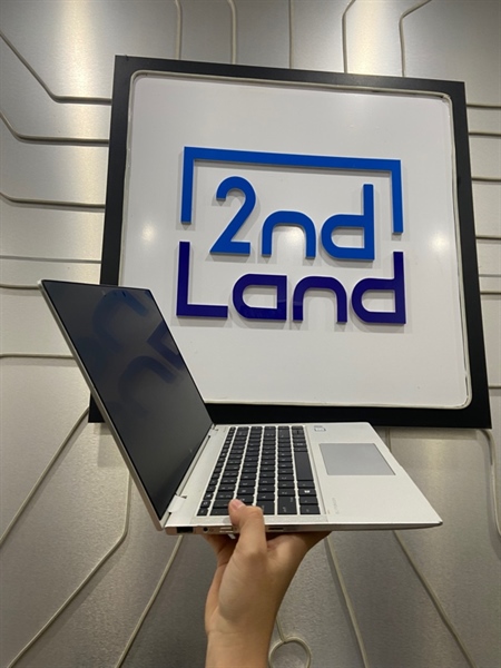 Laptop HP Elitebook X360 1040 G5 - i7-8850U - 8/256GB - Màn cảm ứng - Pin 73% - Màu bạc - Ngoại hình: 97% - màn ám vàng , hở sáng viền - Body - Kèm sạc 2