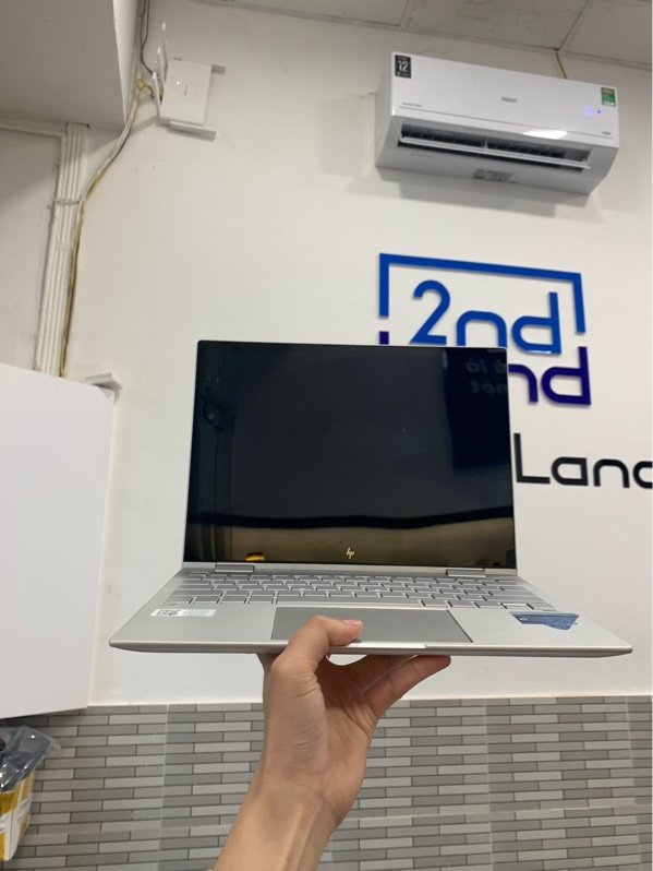 Laptop HP Envy 13 x360 2 in 1 BF0XXX - i5 1230U - Ram 16GB/SSD 512GB - Màu trắng - Không pin - Ngoại hình: 97% - Màn ám hồng + loạn cảm nhẹ - Kèm sạc