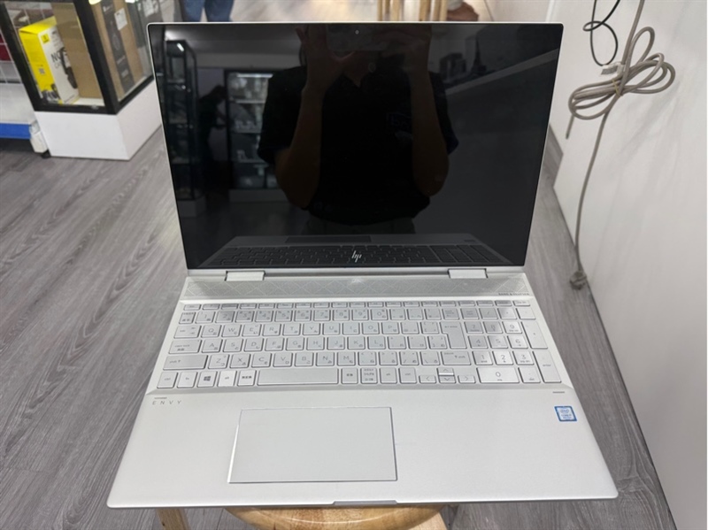 Laptop HP Envy X360 Conventile 13-cnoxxx i7-8550U - Ram 8/256SSD - 1TB HDD, pin 85% - viền ám vàng, phím ALT lún nhẹ - ngoại hình: 98% - Bạc - Phím Nhật - Kèm sạc 1