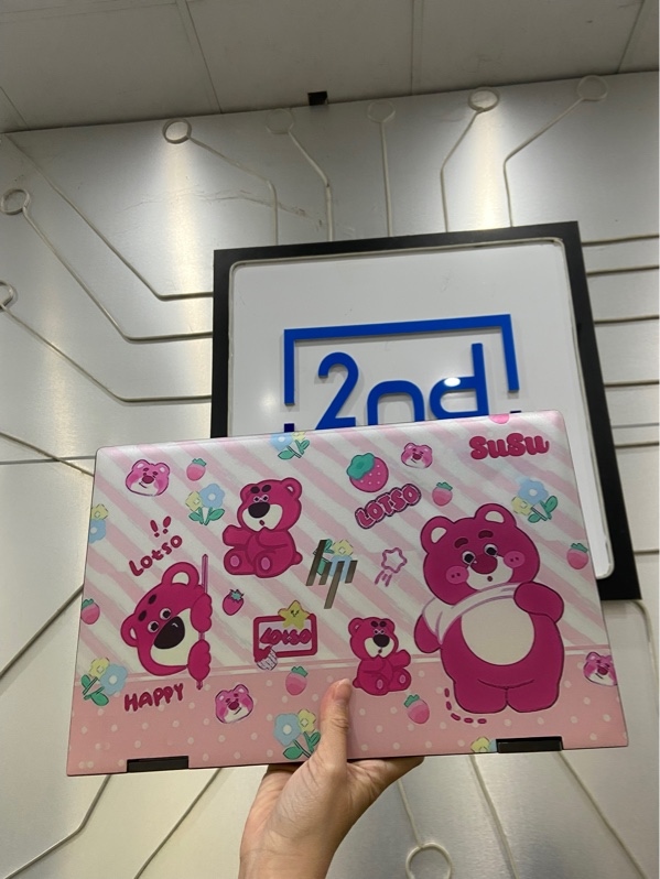 Laptop HP Envy x360 Convertible 15M - Ryzen 5 5400u - 16/1TB SSD - Pin 70 - Màn cảm ứng - Màu đen - Ngoại hình: 97% - Dán full skin, nhiều đốm phản quang liti, ám vàng, hằn phím nhẹ - Kèm sạc
