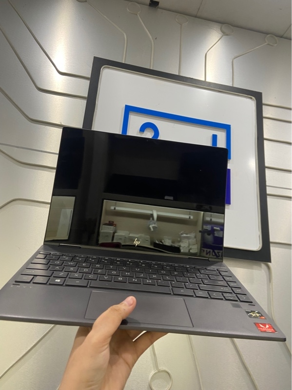 Laptop HP Envy x360 Convertible - Ryzen 7 3700U - Ram 8/256GB SSD - Pin 100% đã thay - Màn cảm ứng - Màu đen - Ngoại hình: 97% - Màn ám hồng viền, cấn lỗ usb - Kèm sạc