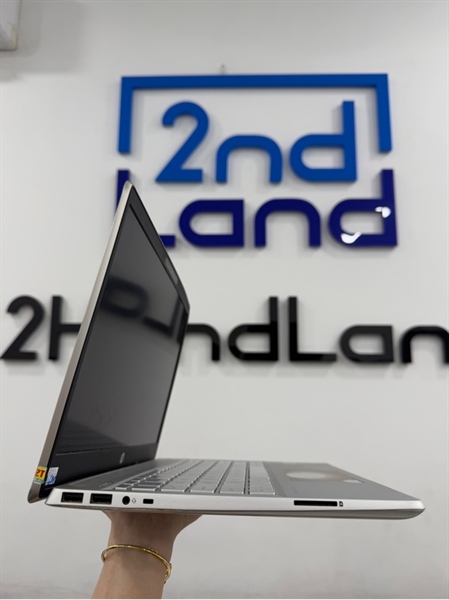 Laptop HP Pavilion 14-CE2041TU - i5 8265U - 4/1TB HDD+128GB SSD - Màu vàng - Pin 100% - Ngoại hình 97% - Màn ám vàng , hở màn nhẹ , màn cong , mất đế chống trượt - Kèm sạc 1