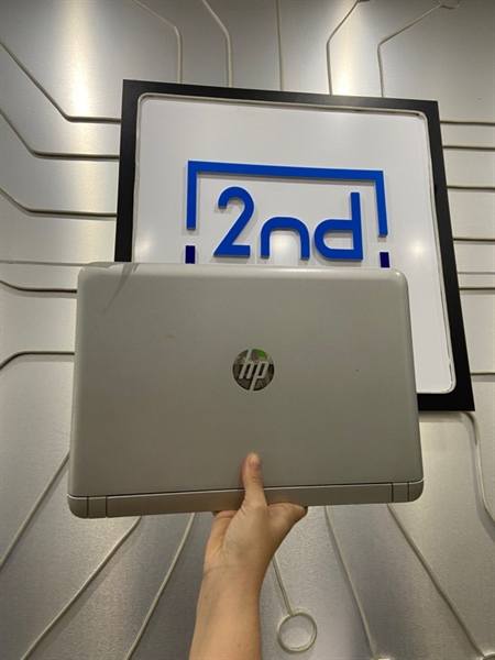 Laptop HP Pavilion Notebook - i5-5200U - Ram 4/500GB SSD - Geforce 940M - Màu bạc - Ngoại hình: 97% - Trầy xước, pin chai, màn hở sáng + rộp + ám hồng, loa rè - Body - Kèm sạc