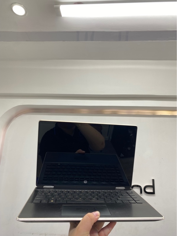 Laptop HP Pavilion x360 convertible 14-dh0xxx - I3 8145u - 4/1T hdd - Màu vàng - Pin thay 100% - Ngoại hình 97% - Màn ám xanh nhẹ, Touchbar mòn - Kèm sạc - SẢN PHẨM LỖI KHÔNG BẢO HÀNH