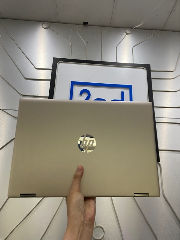 Laptop HP Pavilion X360 Convertible 14-dw0xxx - Màn cảm ứng - I3-1005G1 - Ram 4/256GB - Pin 100% - Màu xám - Ngoại hình: 97% - Ổ báo nóng, màn ám hồng, xước sườn - Kèm sạc + bút