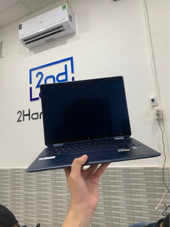 Laptop HP Spectre x360 2-in-1 - i7 1255U - Ram 16GB /1TB SSD/13.5 2K Touch/Bút - Màu xanh - Pin 90% - Ngoại hình: 97% - Kèm sạc