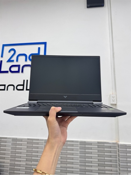 Laptop HP Victus 15 FB1XXX - Ryzen 5 7535HS - RTX 2050 4GB - 16/512 GB SSD - Màu đen - Pin 100% - Ngoại hình 98% - Body, kèm sạc 1