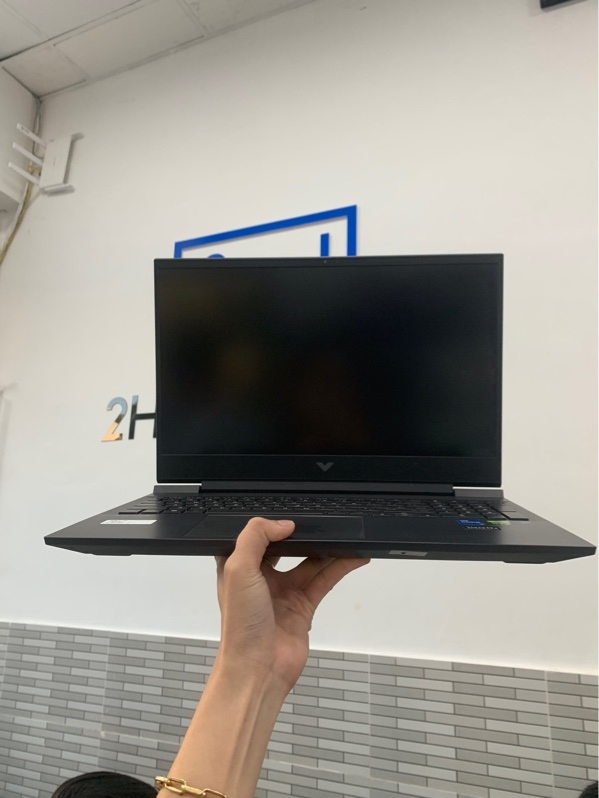 Laptop HP Victus 16 - i5-11400H - Ram 8GB/512GB SSD - RTX 3050TI, 4GB - Màu đen - Pin 85% - Ngoại hình; 98% - Body,Kèm sạc