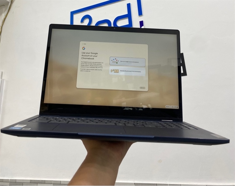Laptop Lenovo Flex 3 - Celeron 4500 - Màu xanh - Ngoại hình 98% - Pin 99% - 4/128 GB - SSD - Kèm sạc 1