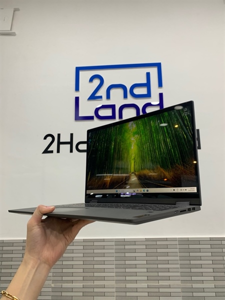 Laptop Lenovo Ideaflex 5 81X3 - i5-1035G1 - Ram 8GB/SSD 256GB - Màu đen - Pin 84% - Ngoại hình: 97% - màn ám hồng - Kèm sạc 2