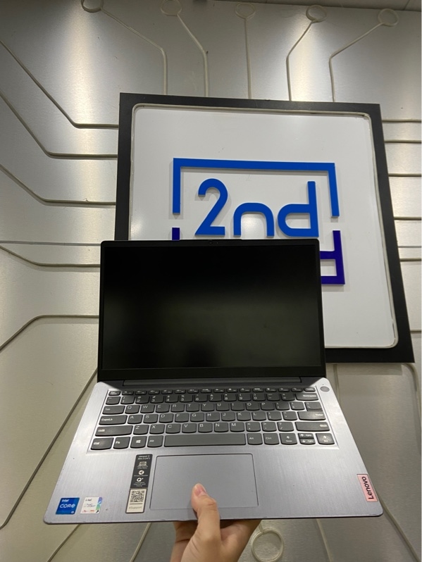 Laptop Lenovo ideapad 3 - 14 inch - i5-1135G7 - Ram 8/512GB SSD - Pin 65% - Màu xám - Ngoại hình: 97% - Cấn sườn , màn ám hồng nhẹ, màn in phím - Kèm sạc