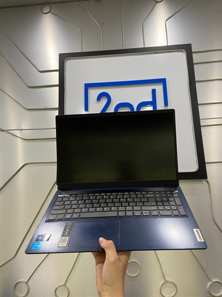 Laptop Lenovo Ideapad 3 15ITL6 - i3-1115G4 - Ram 8/128GB - Không pin - Màu xanh - Ngoại hình: 97% - Màn in phím, bản lề yếu - Kèm sạc 1
