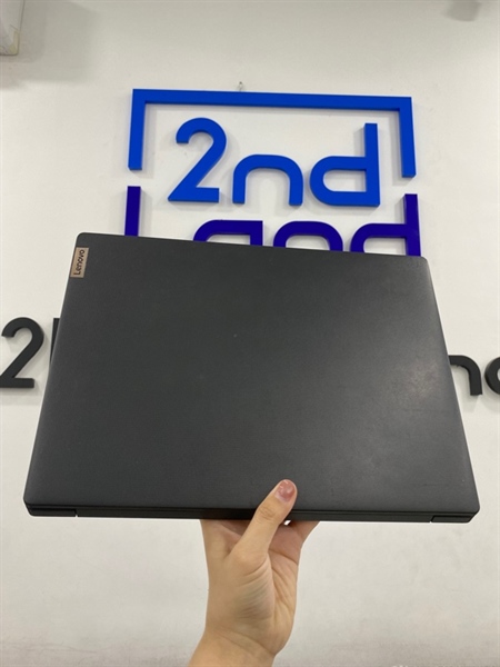 Laptop Lenovo Ideapad 3 81W3 - Ryzen 5-4500U - 8/512GB SSD - Màu đen - Pin 77% - Ngoại hình 97% - Màn hồng , phản quang - Kèm Box , sạc 1