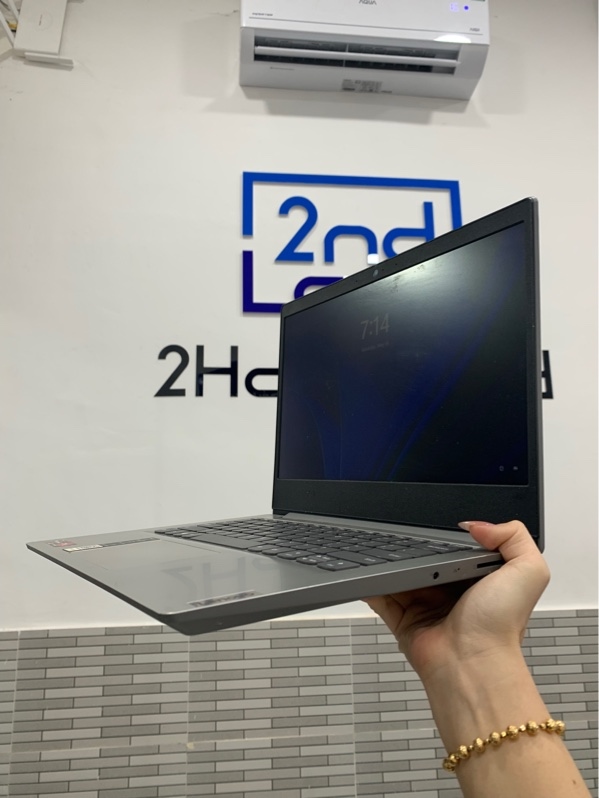 Laptop Lenovo ideapad 3 - Ryzen 5 3500U - Ram 8GB/128GB SSD/1TB HDD - Màu bạc - Pin 85% - Ngoại hình: 97% - Màn ám hồng - Kèm sạc