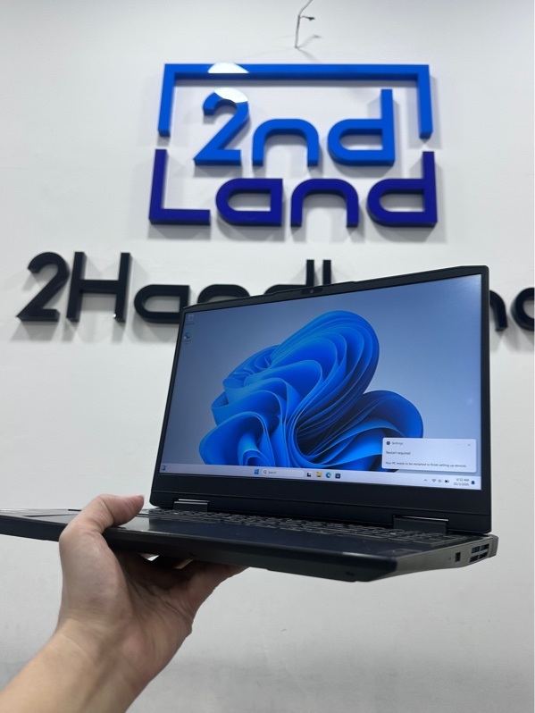 Laptop Lenovo IdeaPad Gaming 3 15IAH7 - i5-12500H/RTX 3050 - Ram 16/ 512GB SSD (92%) - Pin hơi yếu - Màu đen - Ngoại hình 97% - Tróc touchpad Màn phản quang nhẹ - Kèm sạc