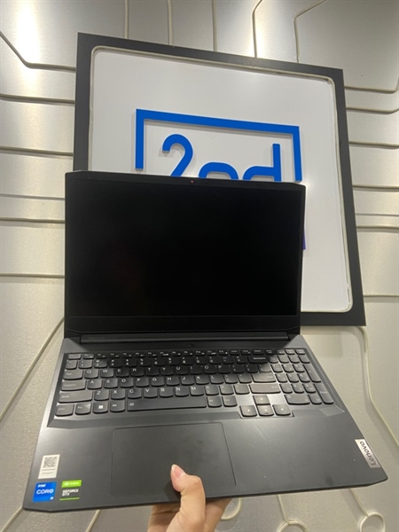 Laptop Lenovo Ideapad Gaming 82K1 - i5-11320H - GTX 1650 - Ram 16/512GB SSD - Pin 90% - Màu đen - Ngoại hình: 98% - Màn ám hồng - Kèm sạc 1