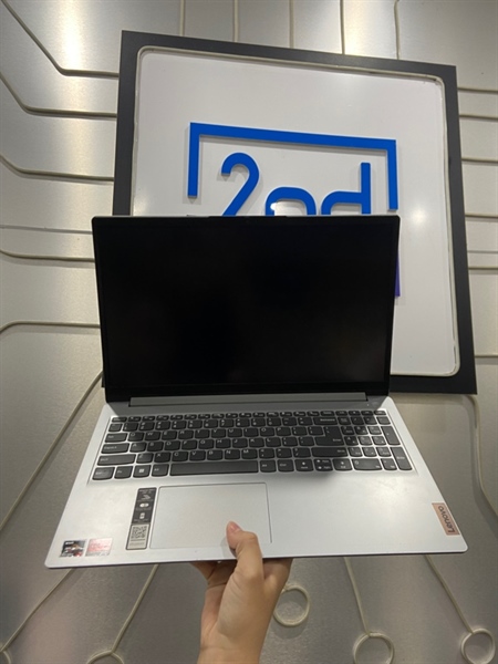 Laptop Lenovo iDeapad Slim 1 82R4 - AMD Ryzen 7 5700U - Ram 16/512GB SSD - Pin 88% - Màu bạc - Ngoại hình: 97% - 2 chấm phản quang - Kèm sạc 1