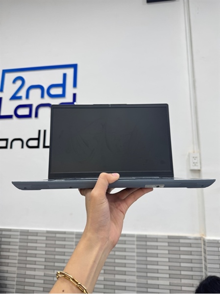 Laptop Lenovo Ideapad Slim 3i 82RJ - i5-1235U - 8/512SSD - Màu xanh - Pin 65% - Ngoại hình 97% - Màn phản quang nhẹ , rộp nhẹ - Body, kèm sạc 1