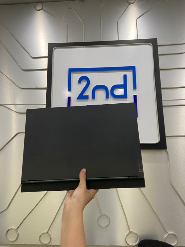 Laptop Lenovo Legion 5 15ARH05 - AMD Ryzen 5 4600H - GTX 1650Ti - Ram 8/512gb SSD - Pin 78% - Ổ cứng 66% - Màu đen - Ngoại hình: 97% - Màn ám hồng, đốm phản quang - Kèm sạc