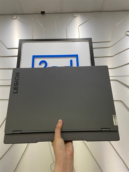 Laptop Lenovo Legion 5 R7000P 2022 - Chip Ryzen 5 6600H - RTX 3050 - Ram 16/512GB - Màn 2K 165HZ - Pin 87% - Màu xám - Ngoại hình: 97% - Màn hồng nhẹ - Kèm sạc