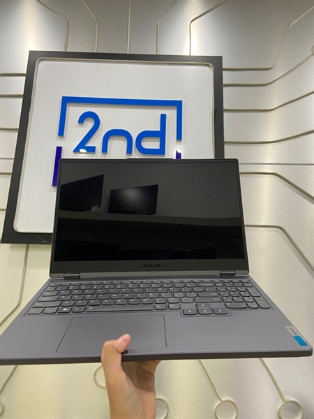 Laptop Lenovo Legion 82RB - i5-12500H - RTX 3060 - Ram 16/512GB SSD - Pin 87% - Màu xám - Ngoại hình: 97.5% - Đã thay vỏ, viền màn ám hồng - Kèm sạc 1