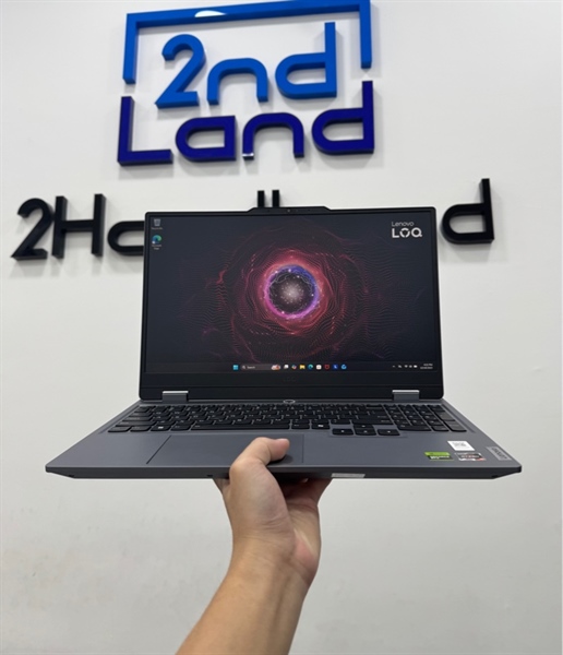 Laptop Lenovo LOQ 15ARP9 - AMD Ryzen 5 7235HS - RTX 3050 6GB - 16/512GB SSD - Pin 100% ( 2 lần sạc ) - Màu xám - Ngoại hình 98% - Còn bảo hàng đến tháng 11/2027 - Fullbox 1