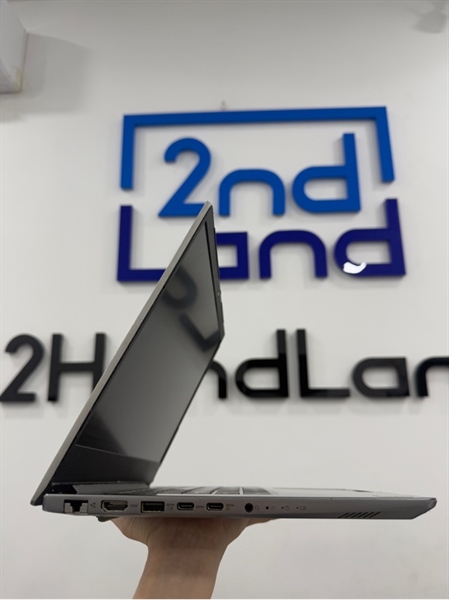 Laptop Lenovo Thinkbook 20RV - i3 10110U - 4/256GB SSD - Màu xám - Pin 80% - Ngoại hình 97% - Màn ám hồng , phản quang , hở sáng viền , màn trầy , viền trầy , cấn 1 góc , tróc cao su màn , mặt A trầy , dán sticker - Kèm sạc 1