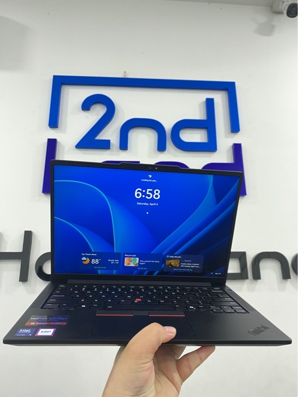 Laptop Lenovo ThinkPad E14 Gen 7 - Chip Intel Ultra 5-225U - card AI Boost - 16hgb/SSD 512gb - Màn full HD+ - Màu đen - Pin 100% chu kì sạc 4 - Ngoại hình 98% - Kèm sạc - còn BH 12/2027